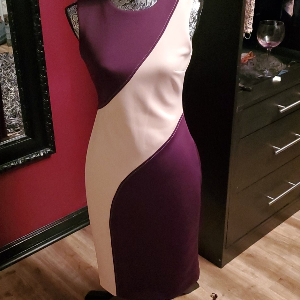 Dress business dress midi. Blush Pink and Burgundy